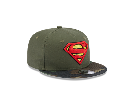 Dětská Kšiltovka New Era 9FIFTY Kids DC Superman New Olive