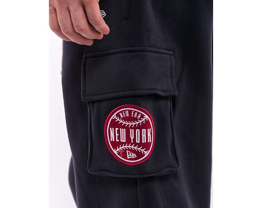 Tepláky New Era Lifestyle Cargo Joggers Navy / Cardinal