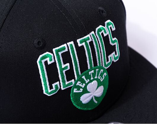 Kšiltovka New Era 9FIFTY NBA Patch Boston Celtics Black / Emerald Green