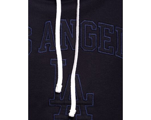 Mikina New Era MLB Team Patch Oversized Hoody Los Angeles Dodgers Navy / Heather Grey