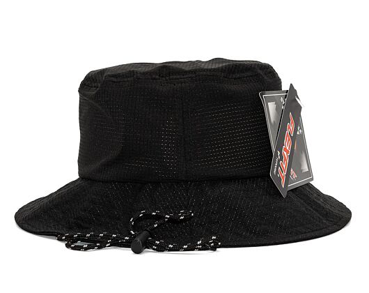 Klobouk Yupoong Adjustable Flexfit Bucket Hat Black