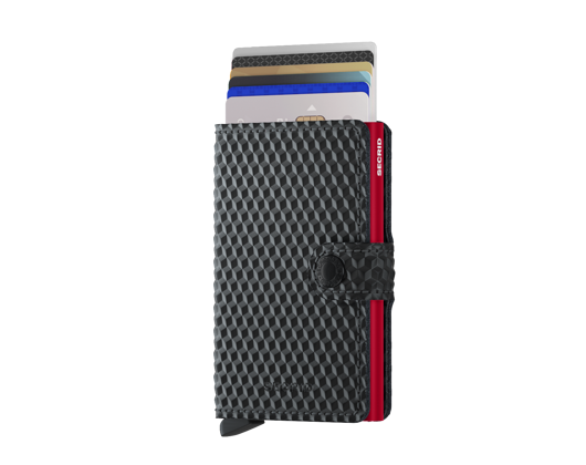 Secrid Cubic Black-Red Wallet