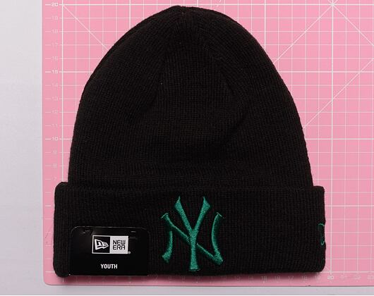 Dětský kulich New Era MLB Kids League Essential Beanie New York Yankees Black / Melachite Green