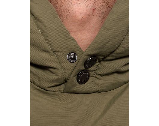 Bunda Karl Kani Small Signature Padded Hoodie olive