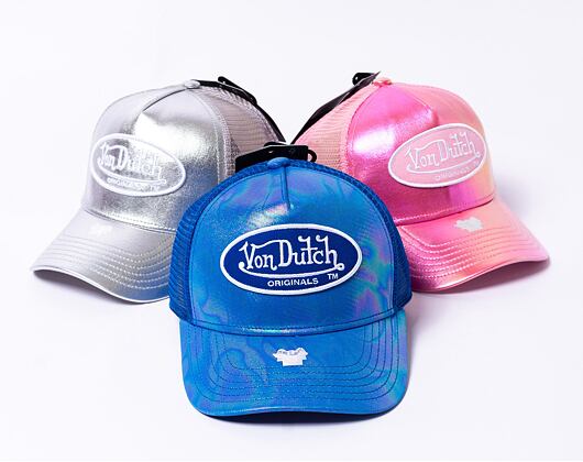 Kšiltovka Von Dutch Trucker Adelaide - Polyester - Blue Metallic