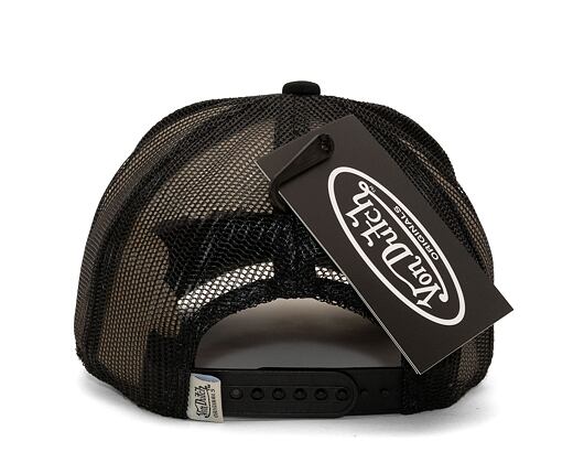 Kšiltovka Von Dutch Trucker - Cotton - Black/Black