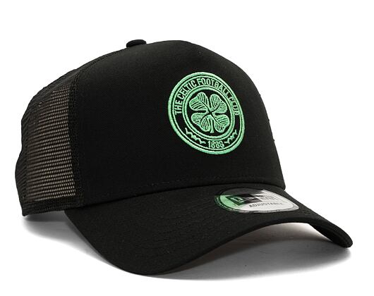 Kšiltovka New Era 9FORTY A-Frame Trucker Seasonal Celtic FC Black / Green