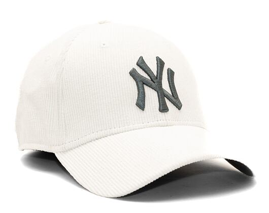 Kšiltovka New Era 39THIRTY MLB Cord New York Yankees Off White / Graphite Grey