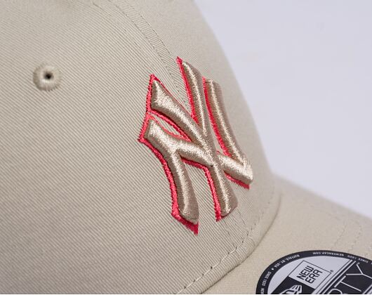 Kšiltovka New Era 9FORTY MLB Team Outline New York Yankees Stone / Lava Red