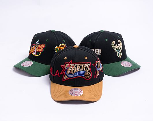 Kšiltovka Mitchell & Ness Overbite Pro Snapback Hwc Philadelphia 76Ers Black