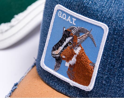 Kšiltovka Goorin Brothers Silky Goat Trucker Denim