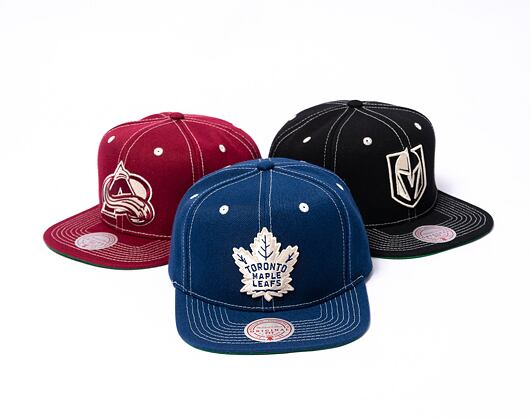 Kšiltovka Mitchell & Ness Contrast Natural Snapback Toronto Maple Leafs Blue