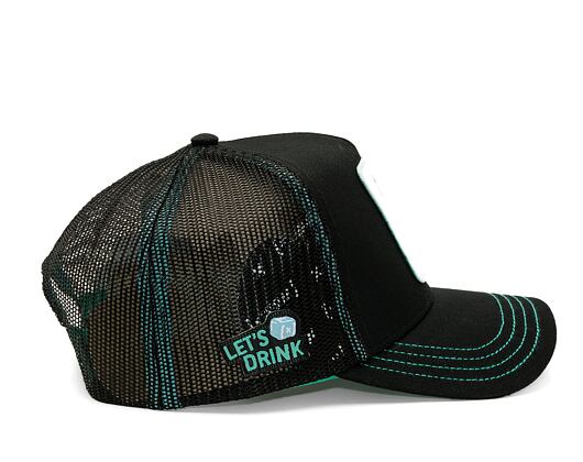 Kšiltovka Capslab Trucker - Blue Lagoon - Black / Cyan