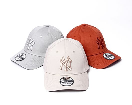 Kšiltovka New Era 39THIRTY MLB League Essential New York Yankees - Stone