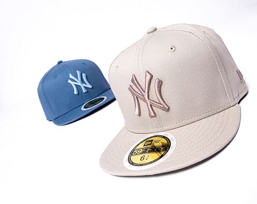 Dětská kšiltovka New Era 59FIFTY Kids MLB League Essential New York Yankees - Stone / Ash Brown