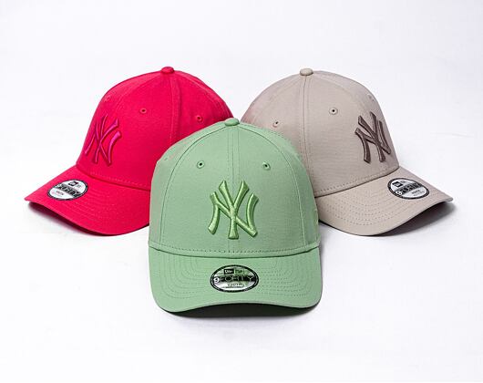 Dětská kšiltovka New Era 9FORTY Kids MLB League Essential New York Yankees - Green Fig