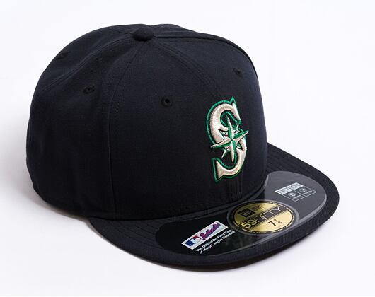 Kšiltovka New Era 59FIFTY MLB UK Authentic Performance Seattle Mariners - Navy