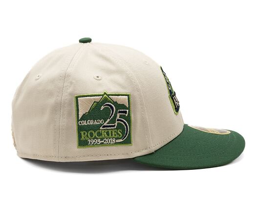 Kšiltovka New Era 59FIFTY Low Profile "Melted Cream" Pin - Colorado Rockies - Cream