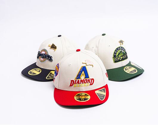 Kšiltovka New Era 59FIFTY Low Profile "Melted Cream" Pin - Arizona Diamondbacks - Cream