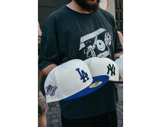 Kšiltovka New Era 59FIFTY MLB Los Angeles Dodgers Retro - Cream White