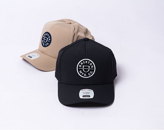 Kšiltovka Brixton Crest X MP Snapback - Black