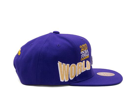 Kšiltovka Mitchell & Ness World Champs Snapback NBA Los Angeles Lakers Purple