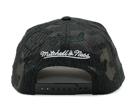 Kšiltovka NBA Monogram Trucker Miami Heat Black