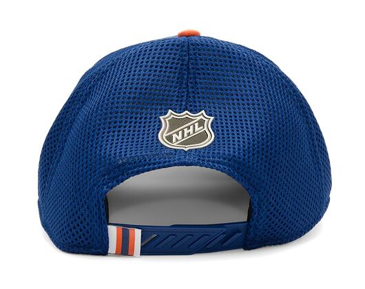 Kšiltovka Fanatics Authentic Pro Draft Edmonton Oilers Blue Cobalt/Dark Orange