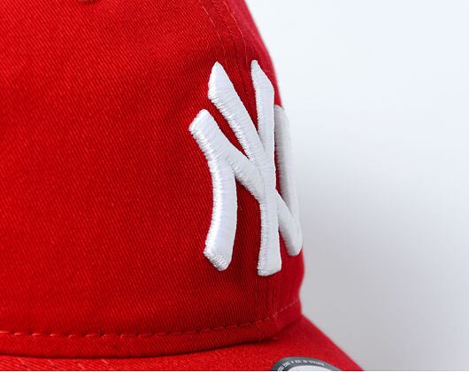 Kšiltovka New Era - 9TWENTY Classic Dad Cap - NY Yankees - Scarlet / White