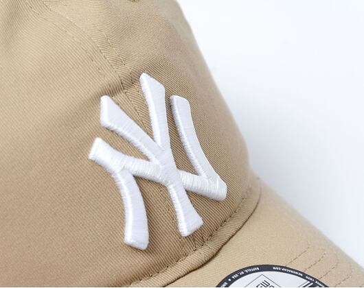 Kšiltovka New Era - 9TWENTY League Essential - NY Yankees - Camel / White