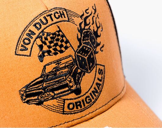 Kšiltovka Von Dutch Tampa Trucker Cotton Twill Camel/Black