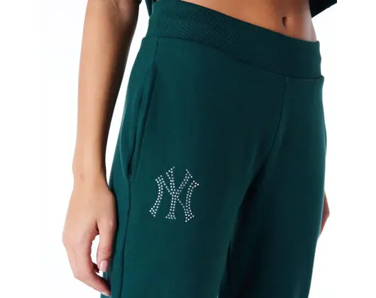 Dámské tepláky New Era - Diamante Joggers - NY Yankees - Dark Green