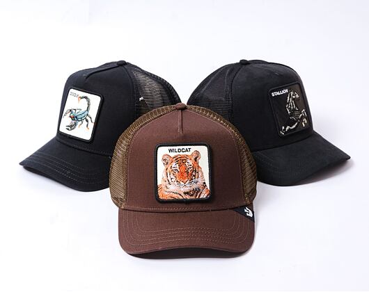 Kšiltovka Goorin Trucker - The Wildcat Tiger - Brown