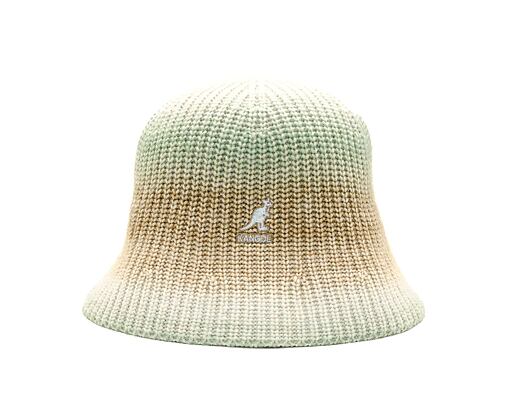 Klobouk Kangol - Stripe Knit Bucket - Tan Multi