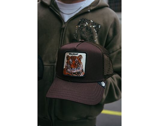 Kšiltovka Goorin Trucker - The Wildcat Tiger - Brown