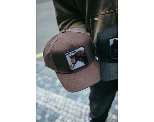 Kšiltovka Goorin Trucker - Dark Horse Field 100 - Brown