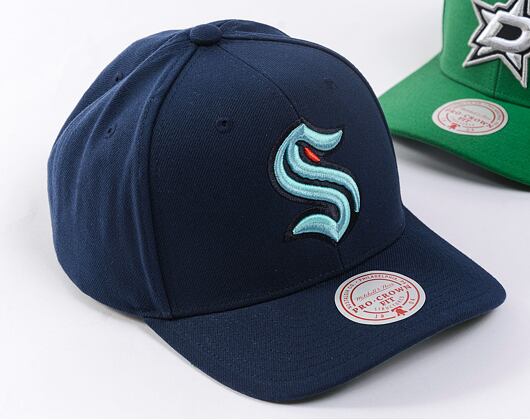 Kšiltovka Mitchell & Ness - Neon Logo Pro Snapback - Seattle Kraken - Black