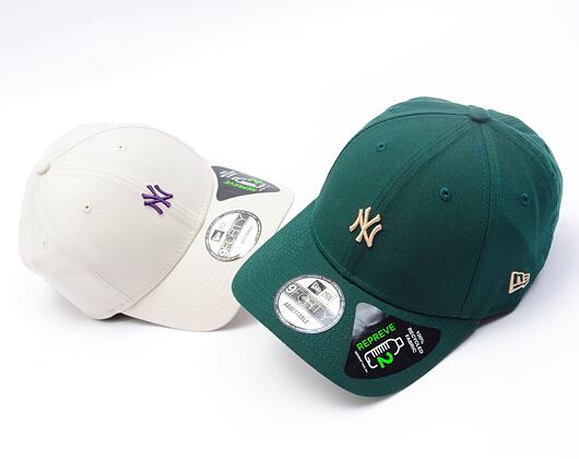 Kšiltovka New Era - 9FORTY MLB Repreve Mini Logo - NY Yankees - Green