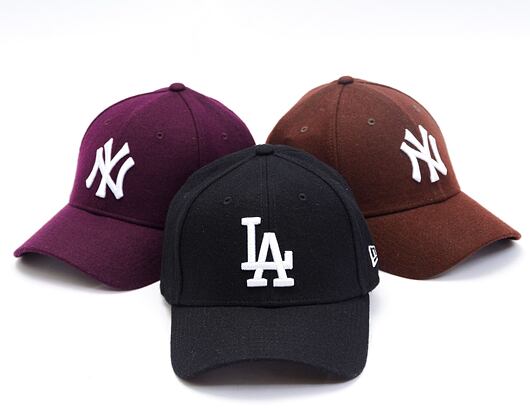 Kšiltovka New Era - 9FORTY MLB Melton Medium - LA Dodgers - Black / White