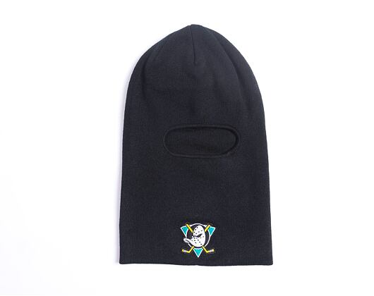 Zimní kukla Mitchell & Ness - Tailgate Balaclava Knit - Anaheim Ducks - Black