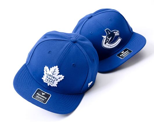 Kšiltovka Fanatics - Toronto Maple Leafs - A/CAP Str Mid Crn Adj Sqv Sbk - Blue Cobalt