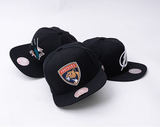 Kšiltovka Mitchell & Ness - Conference Patch Snapback - Florida Panthers - Black