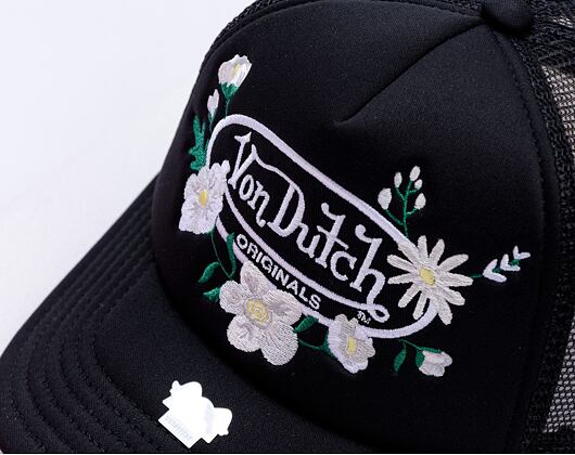 Kšiltovka Von Dutch - Trucker Flora - Caps - Polyester Foam - Black