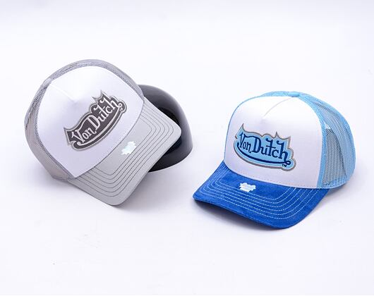 Kšiltovka Von Dutch - Trucker Rockford - Caps - Cot Twill - White/ Blue