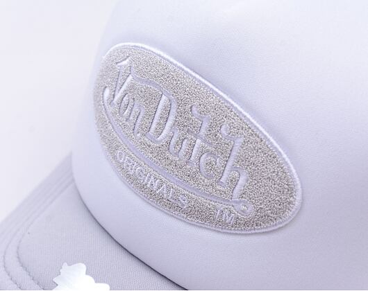 Kšiltovka Von Dutch - Trucker Tampa - Caps - Polyester Foam - White/ Grey