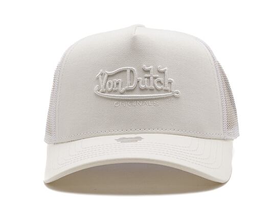 Kšiltovka Von Dutch - Trucker Newark - Caps - Cot Twill - White