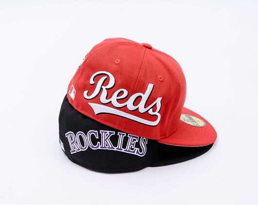 Kšiltovka New Era - MLB Image Drop - All Over Print 59FIFTY - Cincinnati Reds - Scarlet