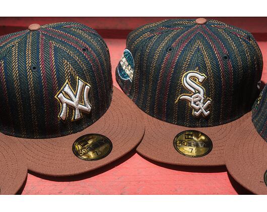 Kšiltovka New Era - 59FIFTY "Vintage Herringbone" - NY Yankees Retro