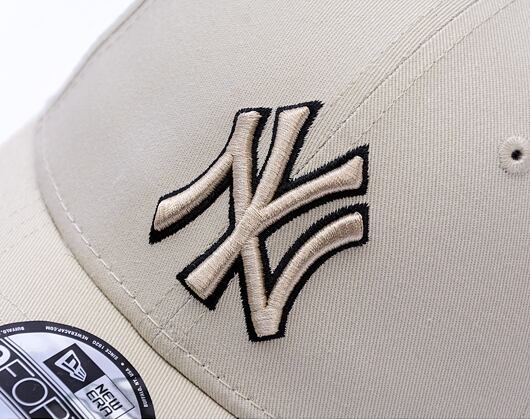 Kšiltovka New Era - MLB Team Outline 9FORTY - NY Yankees - Stone / Black