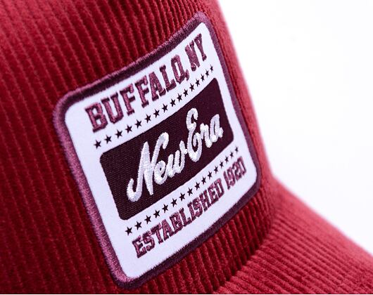 Kšiltovka New Era - Patch Cord 9FORTY Trucker - Burgundy